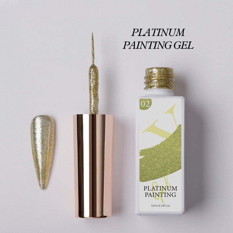 Hand painted nail polish