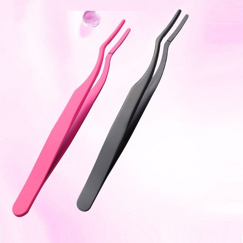 Outil de Beauté en Acier Inoxydable - Pince Assistante pour Recourbe-Cils
