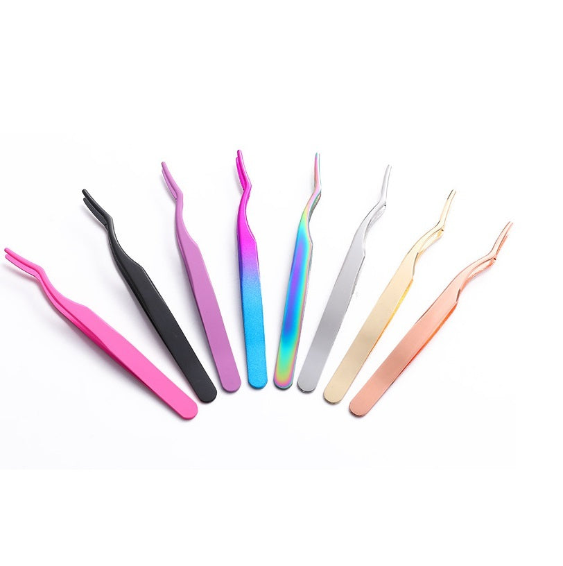 Outil de Beauté en Acier Inoxydable - Pince Assistante pour Recourbe-Cils