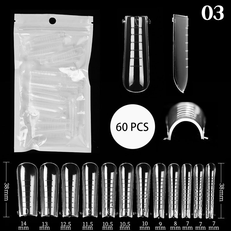 Stencil Capsules – Box of 60 pieces for Polygel Application