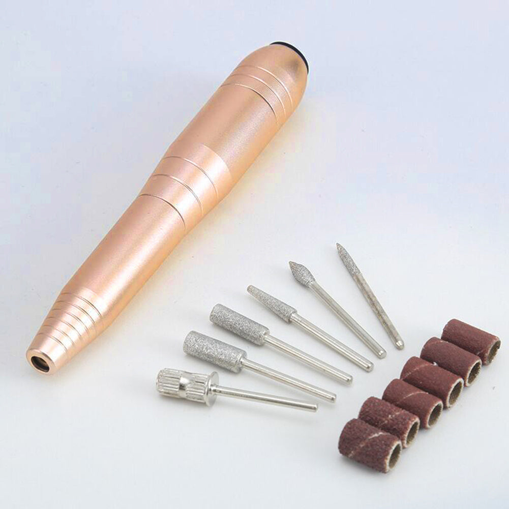 Kaiyin Nail Drill – Professional Manicure & Pedicure USB Rechargeable