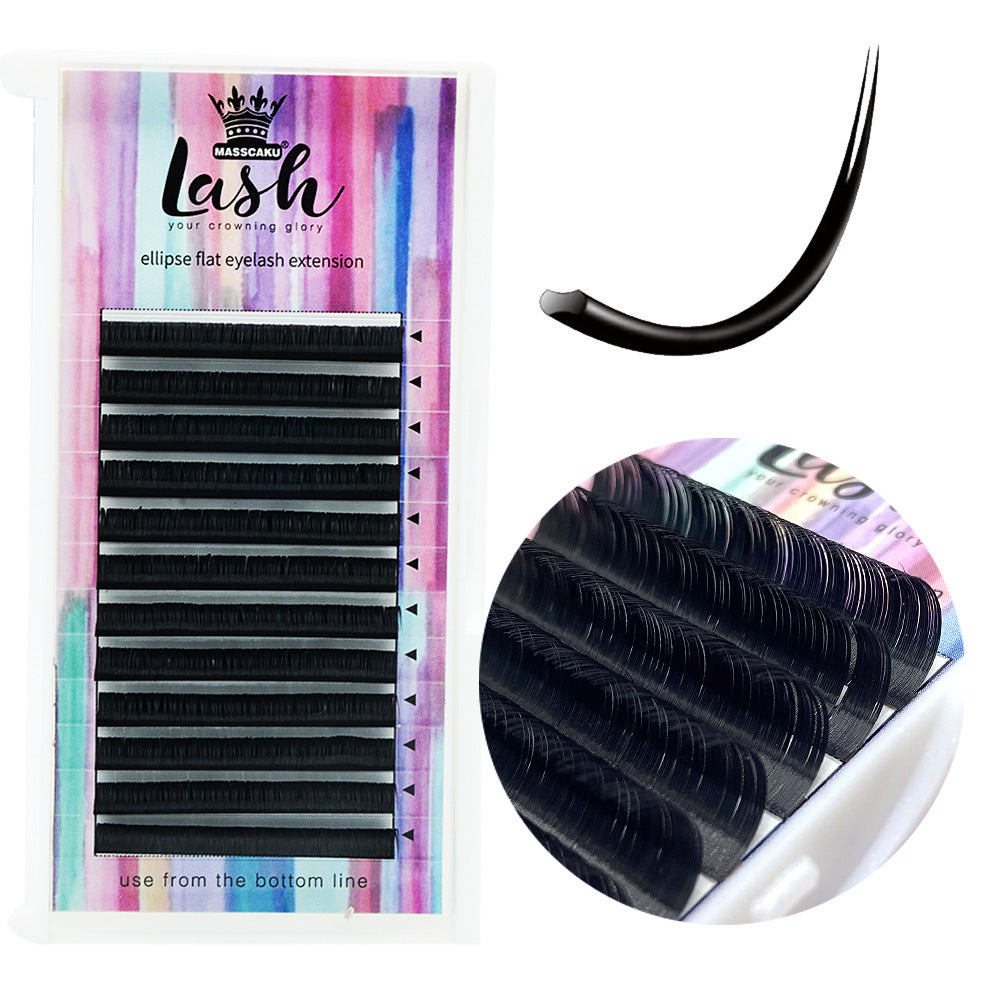 Massasaco Lashes Ellipse - Faux Cils Épaississants pour un Volume Extrême et un Confort Optimal