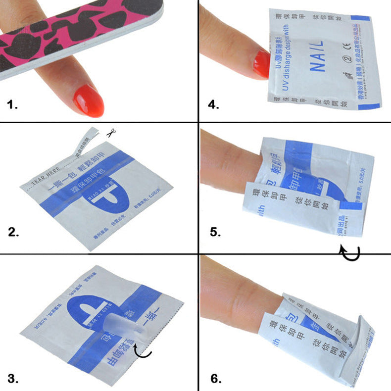 Professional Gel & Acrylic Remover – Fast & Gentle Removal | Pack of 50