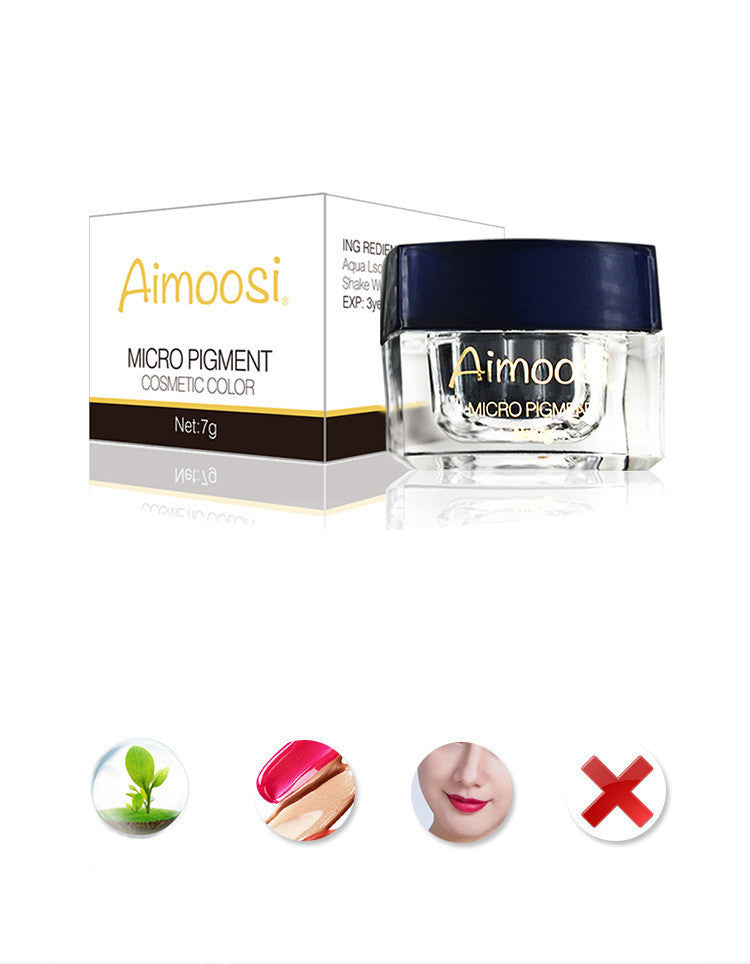 Ligne Sourcil Plante Bio Tatouage Couleur Crème