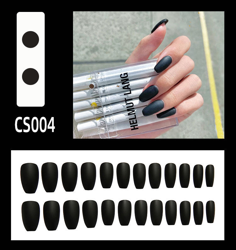 Autumn and winter frosted personality waterproof ballet nails
