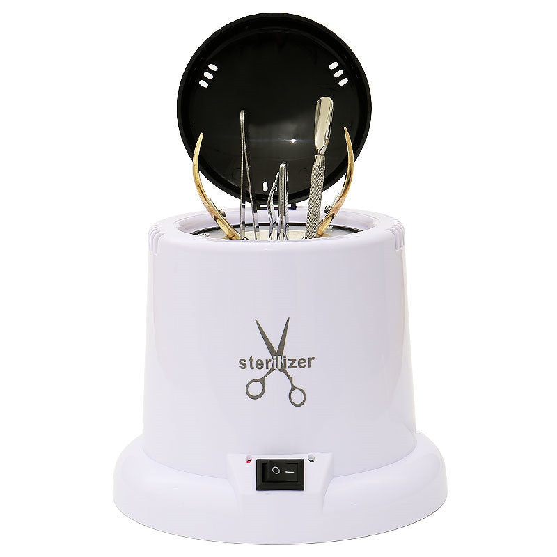 High Temperature Sterilizer for Nail Tools - Disinfection Cup for Scissors, Tweezers and Beauty Salon Instruments - Mini Sterilization Device for Manicure