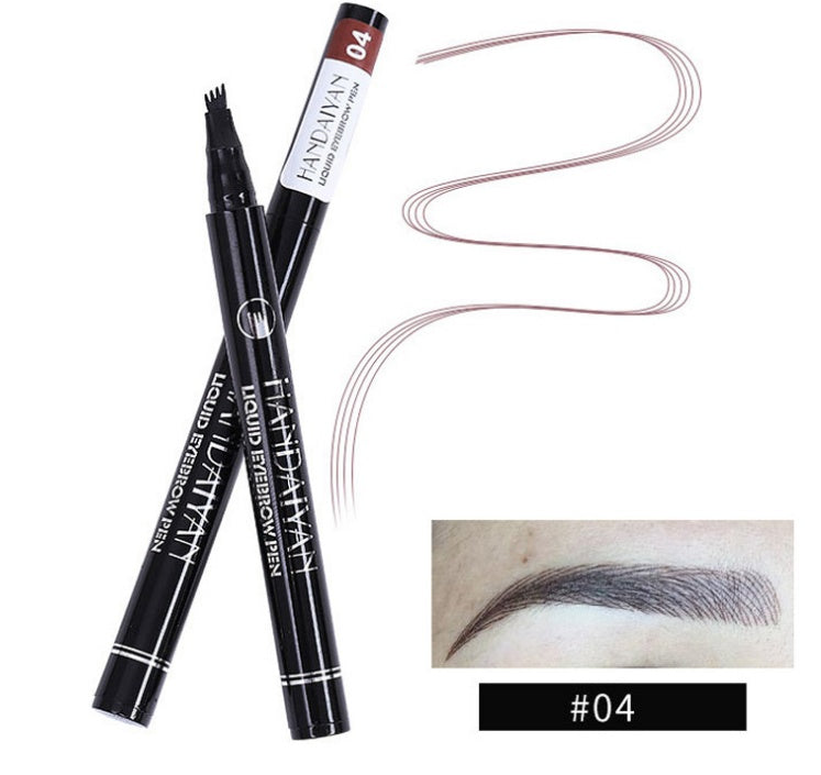 Waterproof Microblading Eyebrow Pencil with Forked Tip