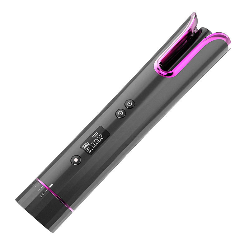 USB Cordless Automatic Curling Iron, Cordless Ceramic Curling Iron, Wave Curler, Curl Wand, Air Curler