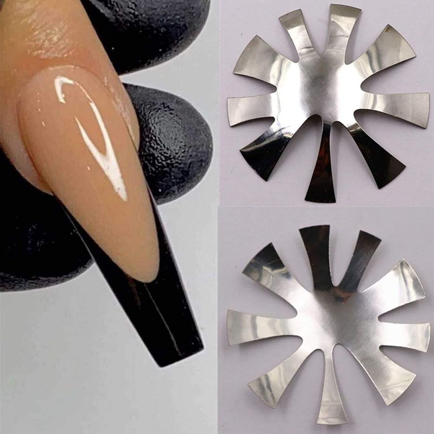 Pochoir Inox pour French Manucure – Qualité Salon