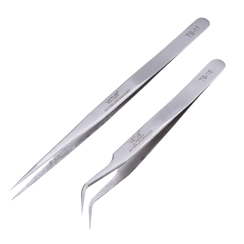 Original Authentic 7SA-JP Eyelash Grafting Tweezers