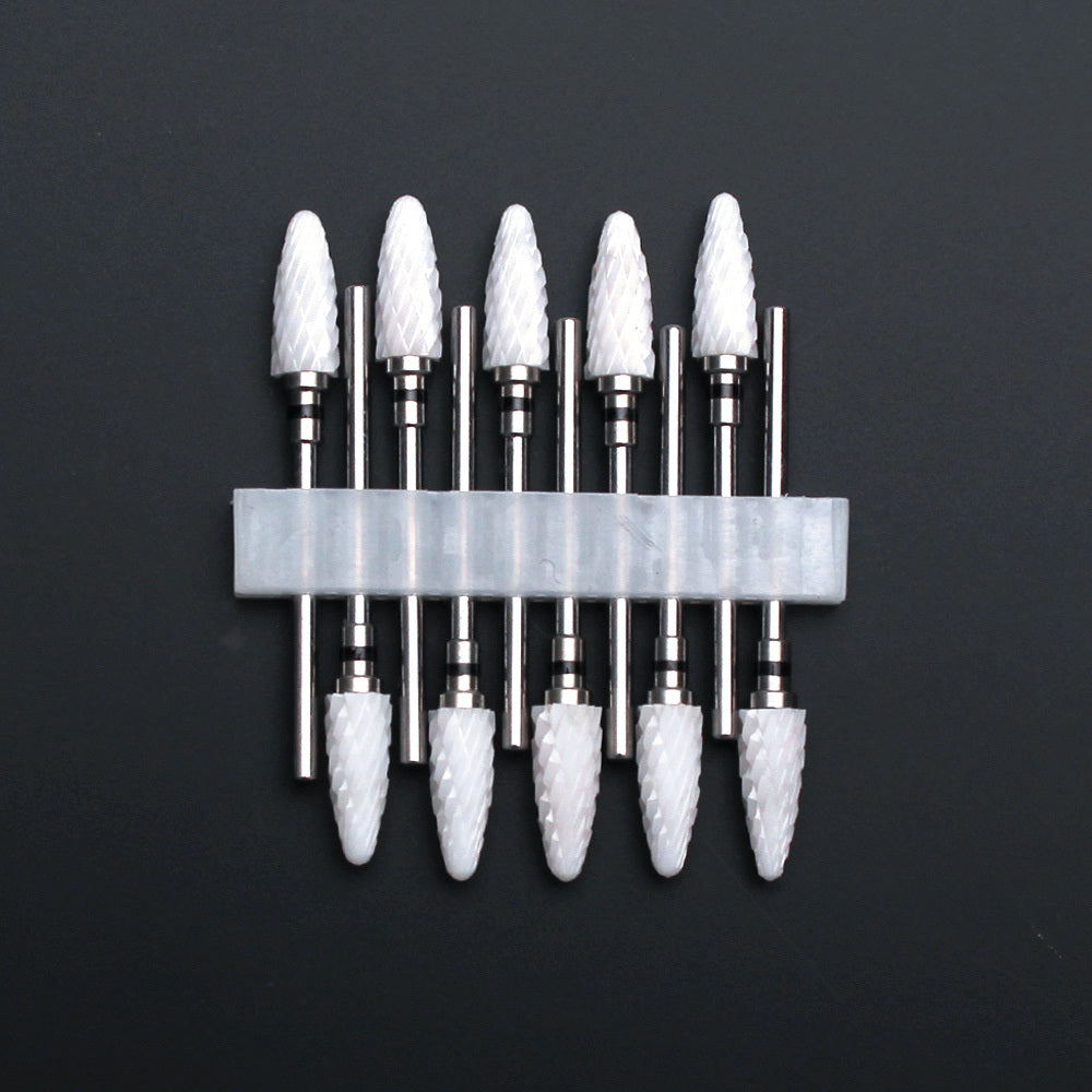 Embout en Céramique – Kit de 10 Embouts Exfoliants & Polissants pour Ongles