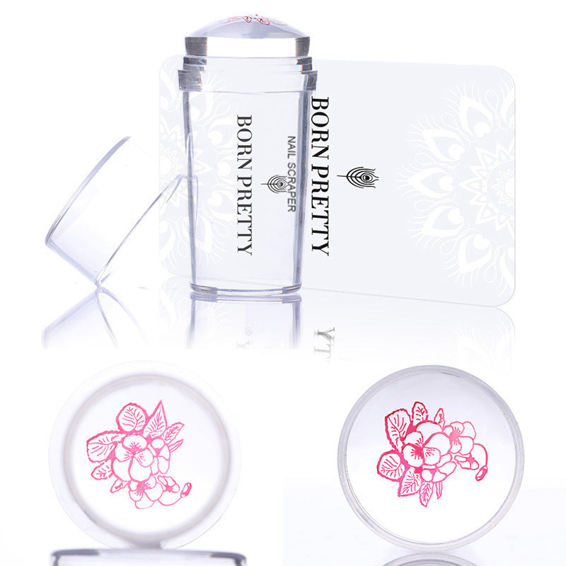 Painted Floral Stamping Tool – Transfer Tool for Decorations and Crafts