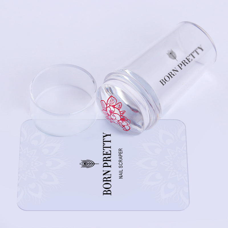 Painted Floral Stamping Tool – Transfer Tool for Decorations and Crafts
