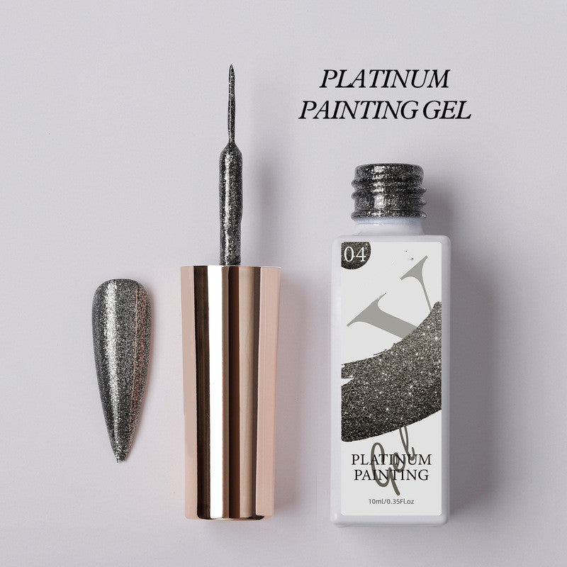 Hand painted nail polish