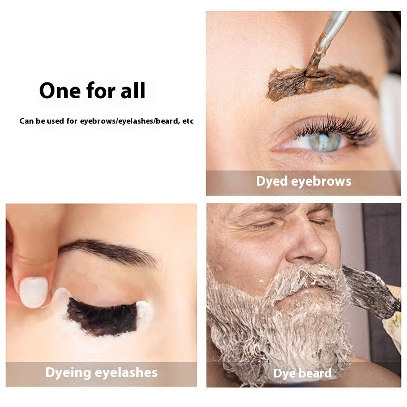 Professional two-in-one eyelash and eyebrow tinting kit