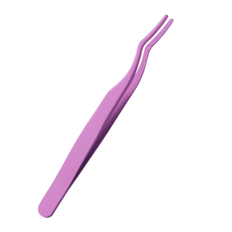 Outil de Beauté en Acier Inoxydable - Pince Assistante pour Recourbe-Cils