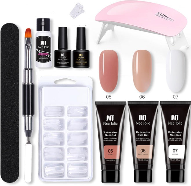 Solid Glue for Nail Extension - Crystal Set Long Model