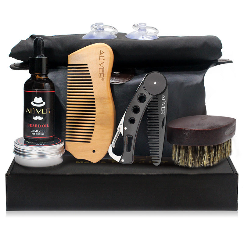 Beard shaving set,
