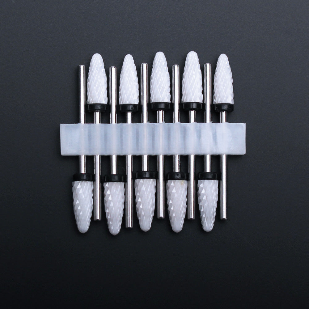 Embout en Céramique – Kit de 10 Embouts Exfoliants & Polissants pour Ongles