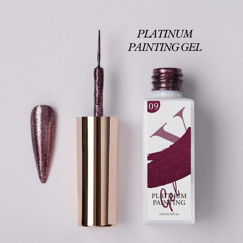 Hand painted nail polish