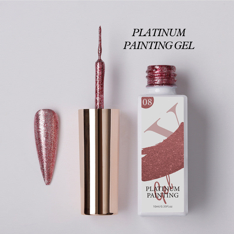 Hand painted nail polish