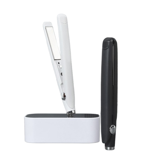 Mini Hair Straightener & Curler - USB Interface, Dual Function