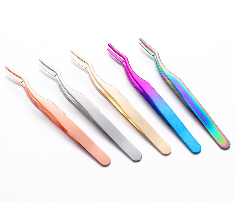 Outil de Beauté en Acier Inoxydable - Pince Assistante pour Recourbe-Cils