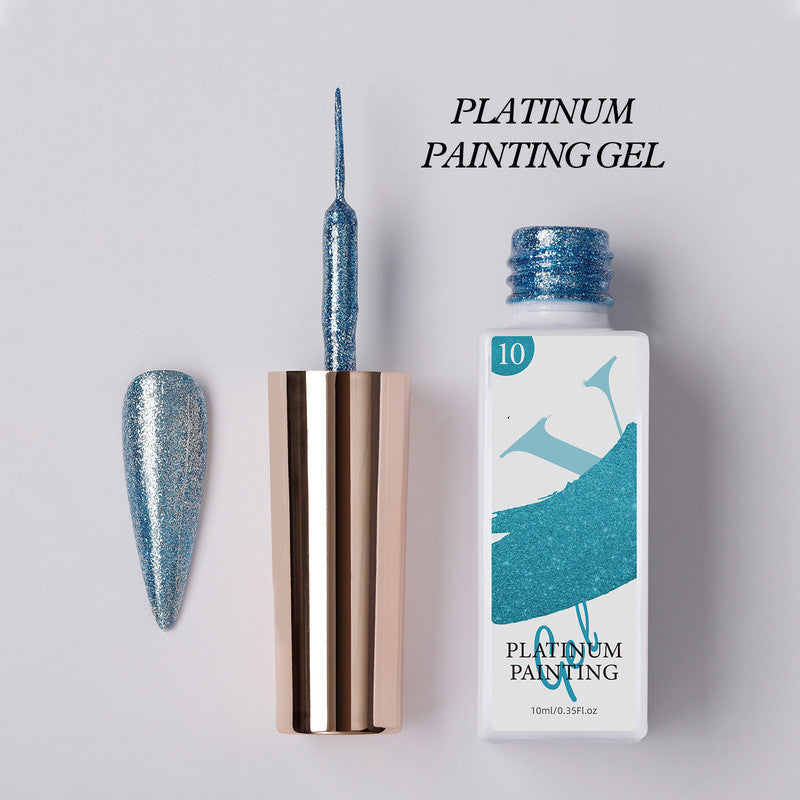 Hand painted nail polish