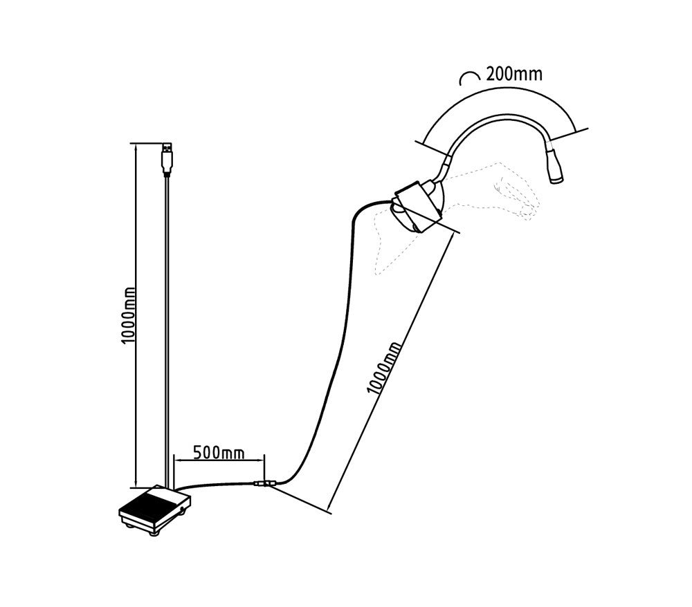Wrist UV Lamp for Eyelash Extensions