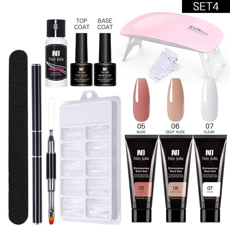 Solid Glue for Nail Extension - Crystal Set Long Model