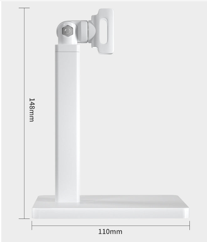 Manicure lamp with integrated lighting and screen