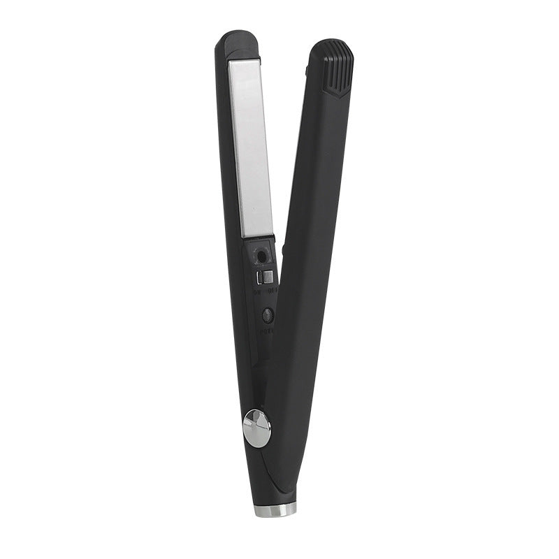 Mini Hair Straightener & Curler - USB Interface, Dual Function