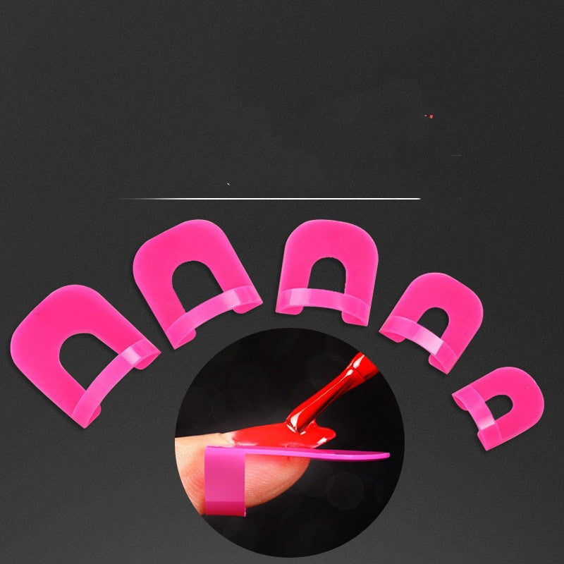 Nail Polish Template Clip – Guide with Anti-Overflow Sticker