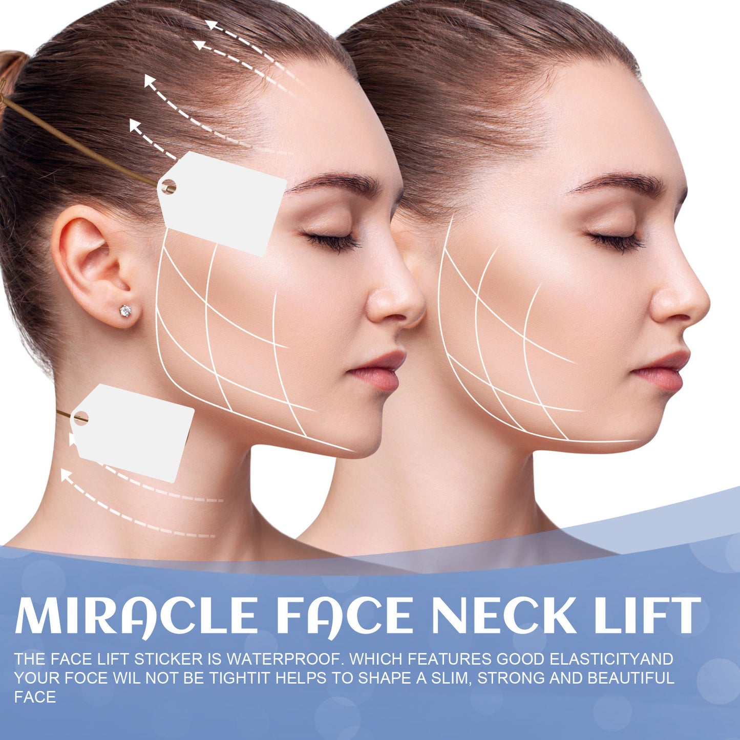 V Face Lift Sticker