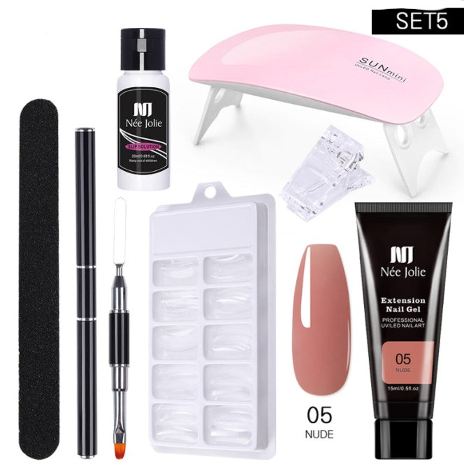 Solid Glue for Nail Extension - Crystal Set Long Model
