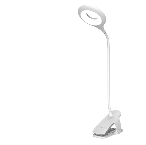 Lampe de Bureau LED Pliable avec Clip et Support – Rechargeable et Pratique