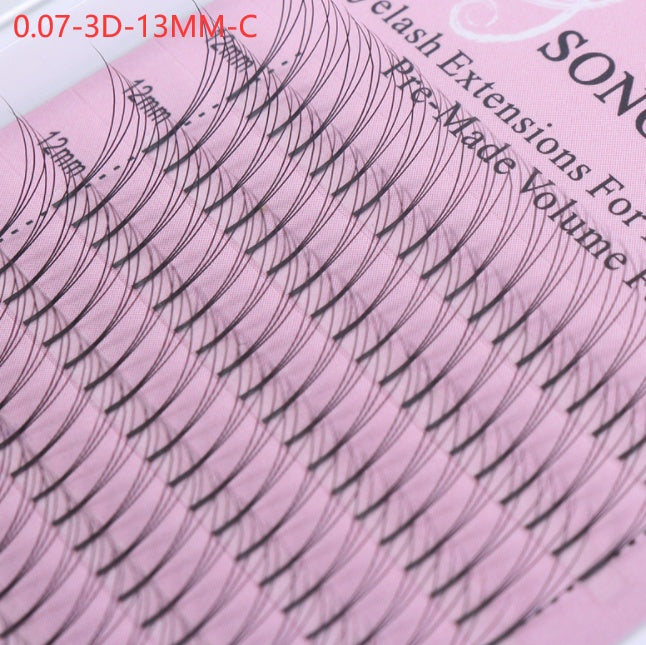 3D eyelash extensions