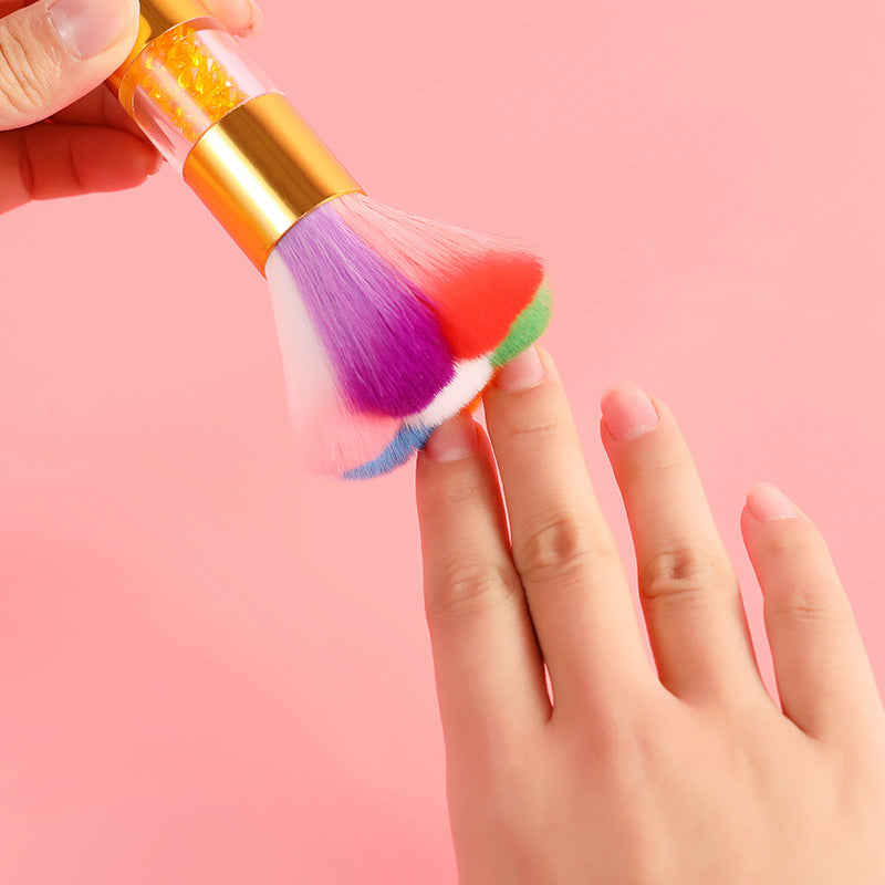Nail dust brush