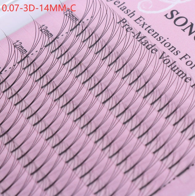3D eyelash extensions