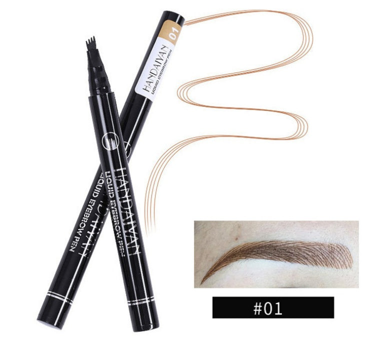 Waterproof Microblading Eyebrow Pencil with Forked Tip