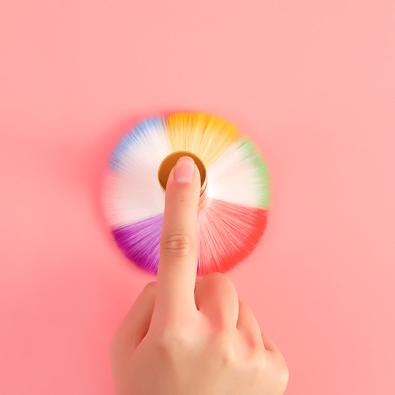 Nail dust brush