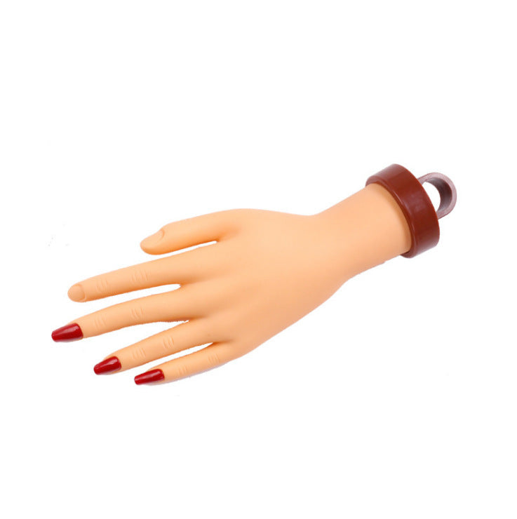 Main d’Entraînement Ongles Réaliste avec Support