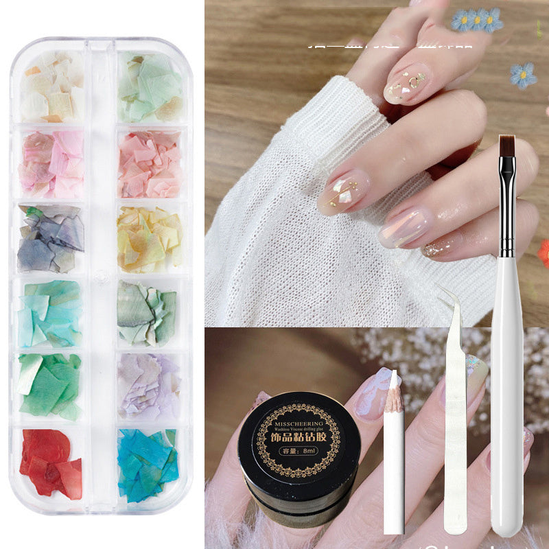 Kit de Décoration Ongles – Paillettes, Strass & Effets Spéciaux (11 Styles)