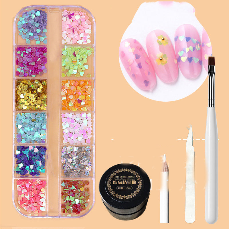 Kit de Décoration Ongles – Paillettes, Strass & Effets Spéciaux (11 Styles)