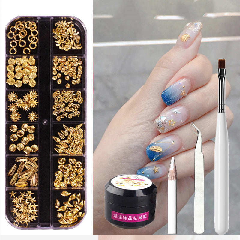 Kit de Décoration Ongles – Paillettes, Strass & Effets Spéciaux (11 Styles)