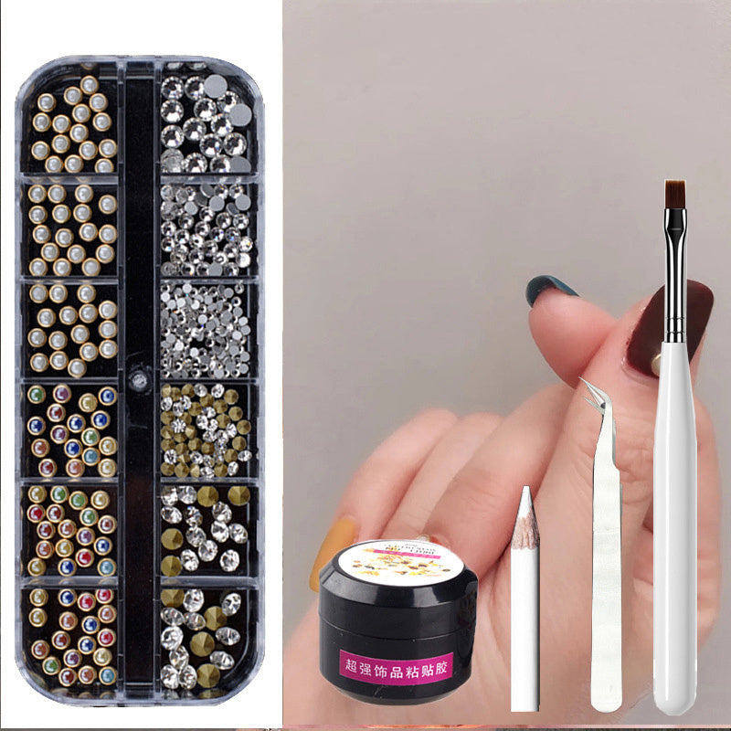 Kit de Décoration Ongles – Paillettes, Strass & Effets Spéciaux (11 Styles)