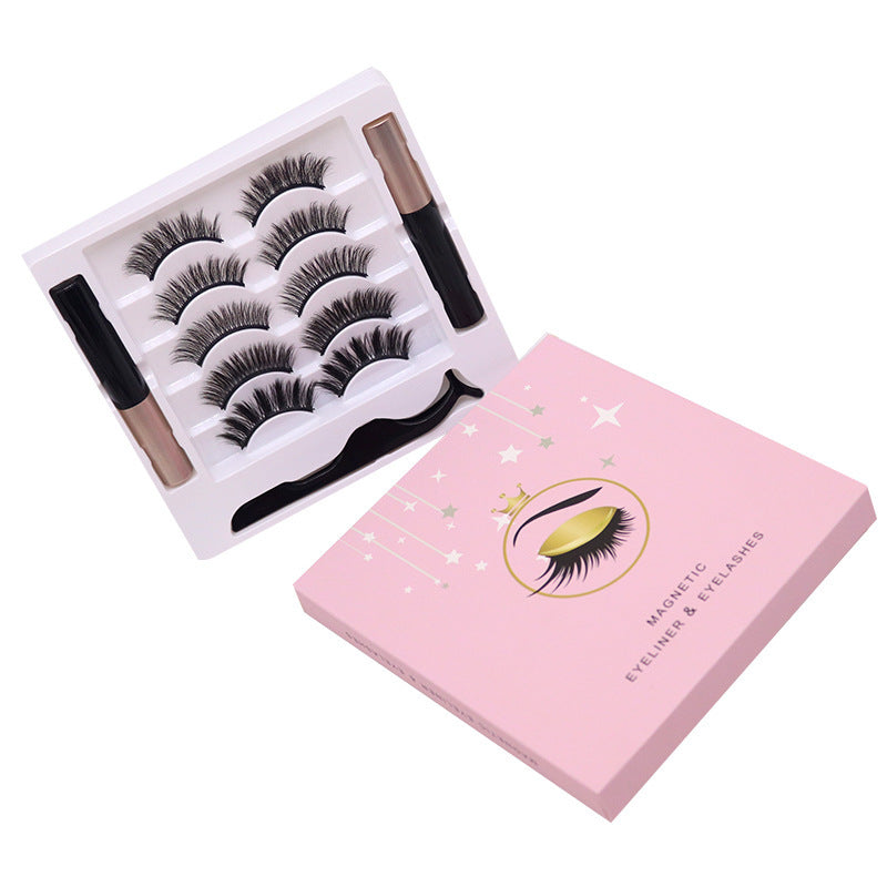 False Eyelashes Liquid Eyeliner Set Eyelash Magnet Eyelashes