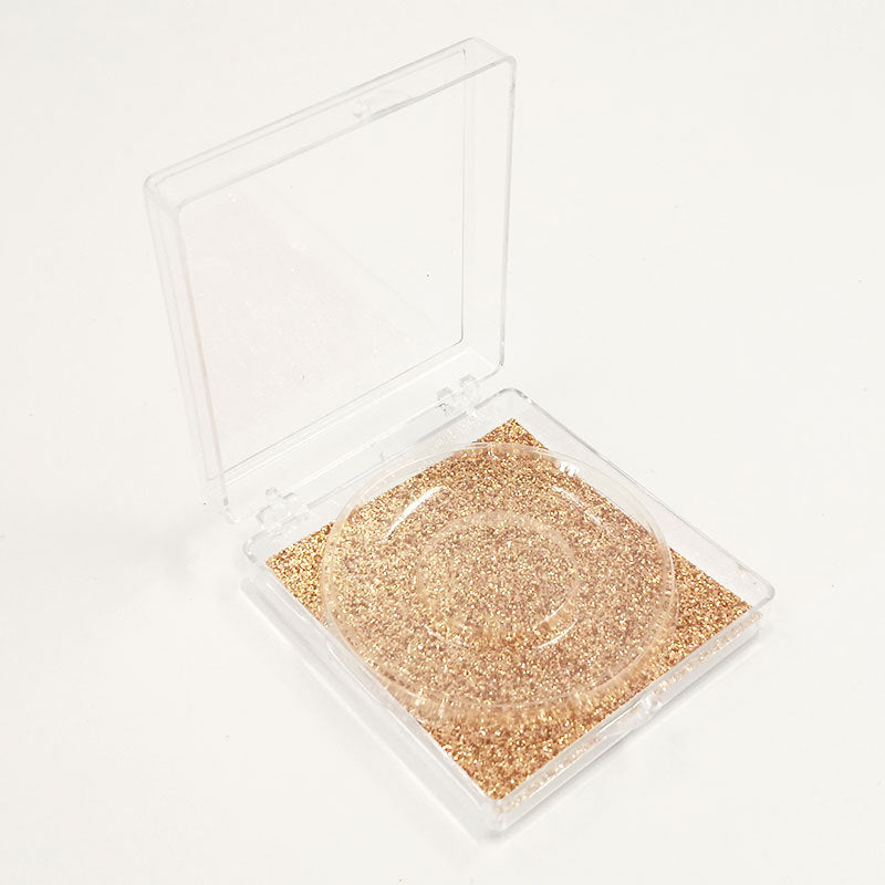Clear Square Eyelash Box: False Eyelash Box, Square Plastic Packaging.