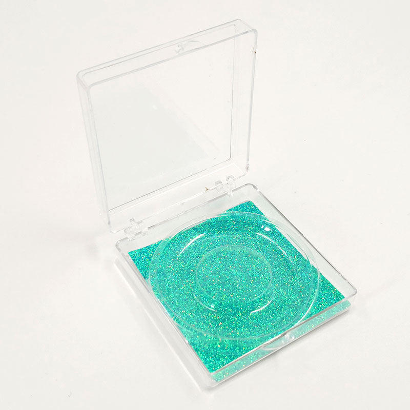 Clear Square Eyelash Box: False Eyelash Box, Square Plastic Packaging.