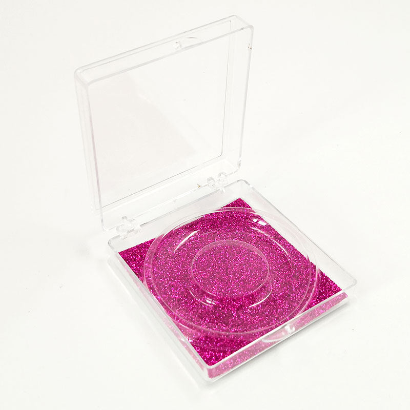 Clear Square Eyelash Box: False Eyelash Box, Square Plastic Packaging.